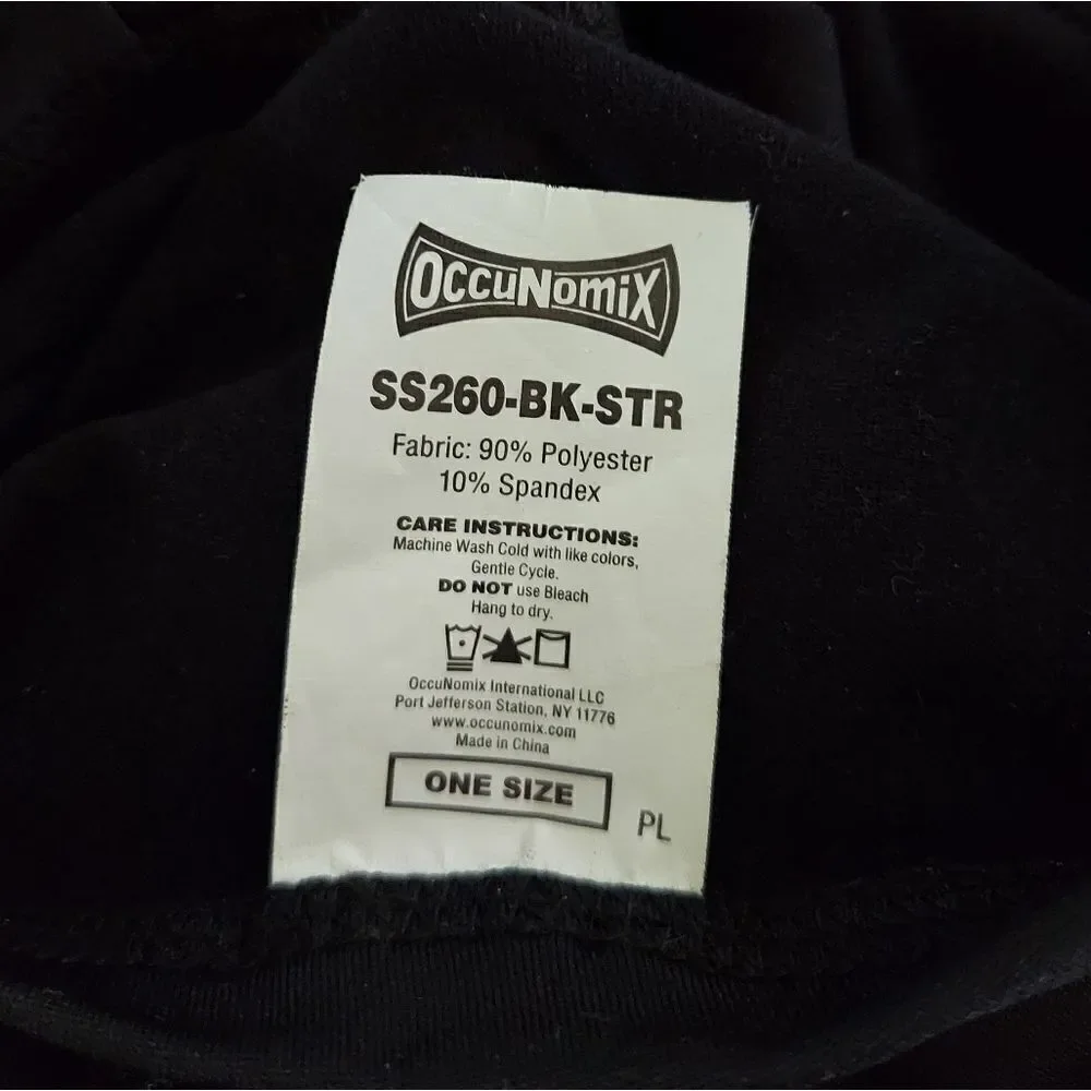 Occunomix Cold Stress Balaclava - Reflective Stripe - Wear 3 Ways - Black